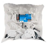 Bucha Nylon Fixao Painel com Prego 90mm 50un