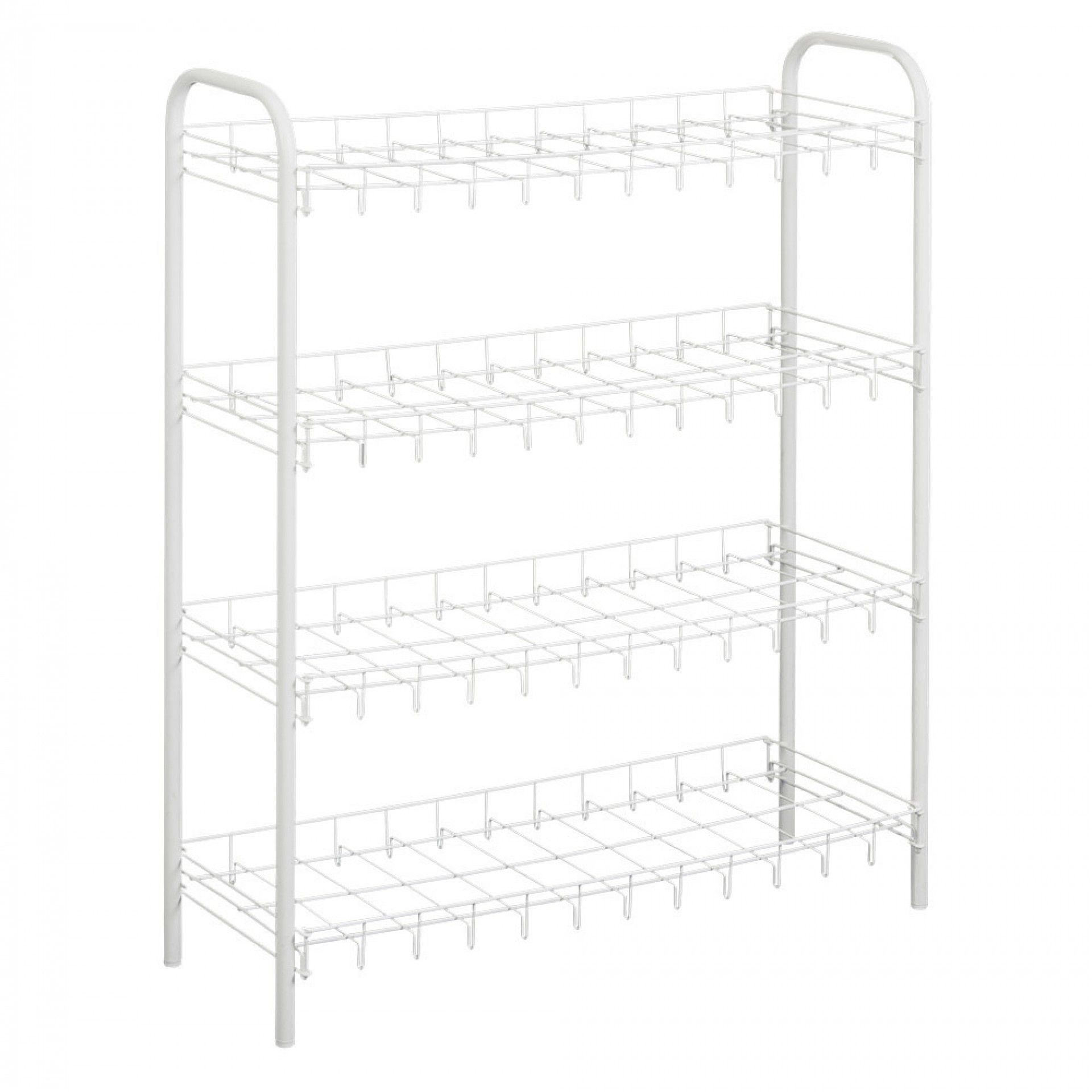 Sapateira 4 Prateleiras 80x60x23cm Branca