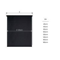 Estore Opaco Night 80x250cm Preto