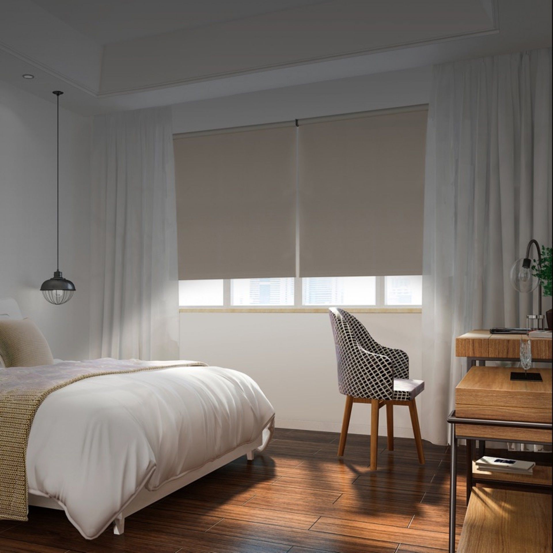 Estore Opaco Night 80x250cm Pedra