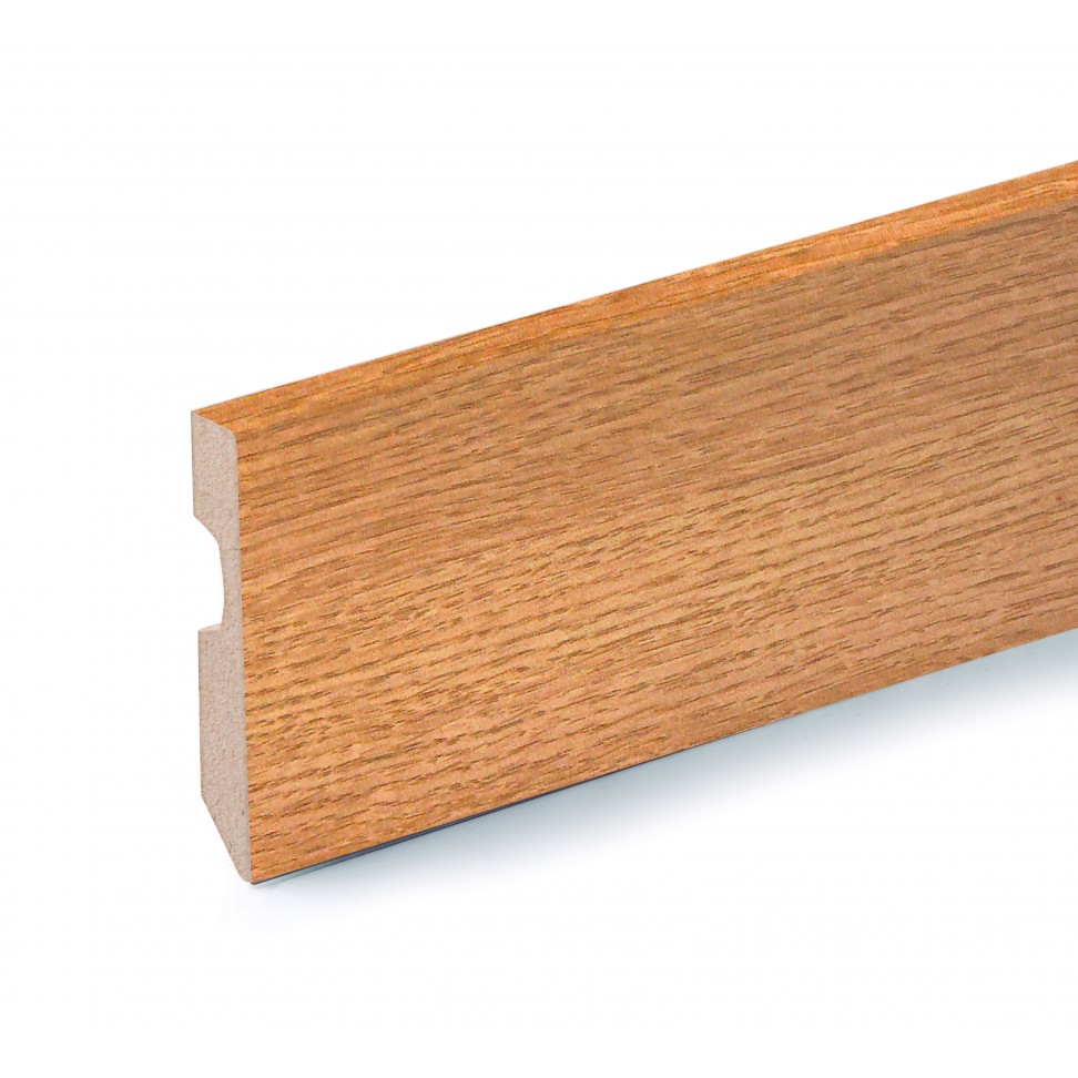 Rodap� MDF Carvalho 2250x70x14mm