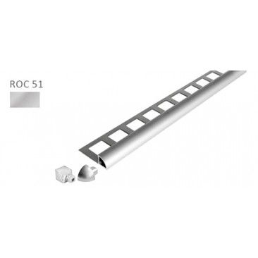 Perfil Roc Alumínio Mate H12,5mm 2,50ml Perfil Roc Alumínio Mate H12,5mm 2,50ml