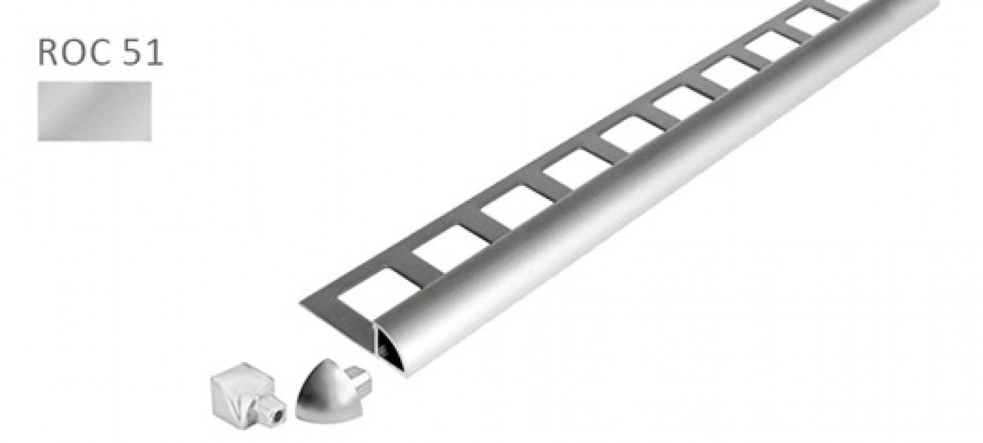 Perfil Roc Alumínio Mate H12,5mm 2,50ml