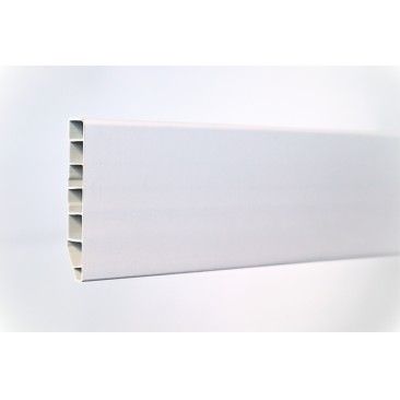 Rodap PVC Alveolar Branco 2500x70x15