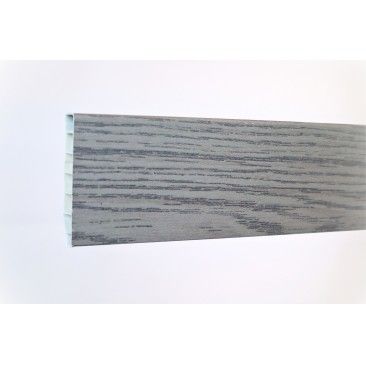 Rodap PVC Alveolar Carvalho Cinza 2500x70x15