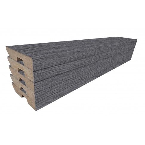 Pack 5 Rodaps MDF Ligura 2250x70x14mm