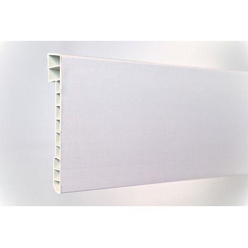 Tapa Rodapés PVC Alveolar Branco 2500x110x25mm Tapa Rodapés PVC Alveolar Branco 2500x110x25mm
