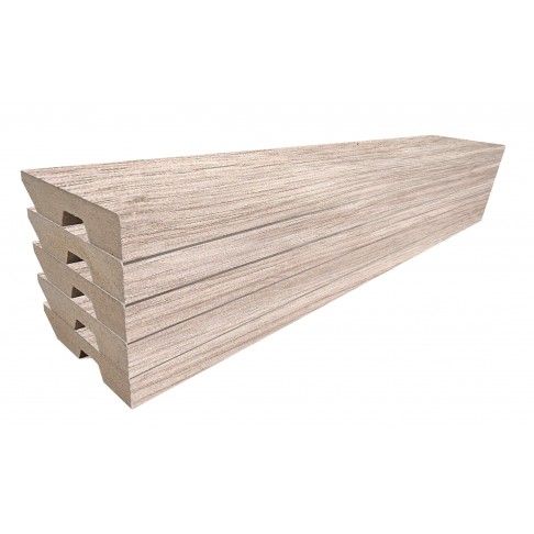 Pack 5 Rodapés MDF Carvalho Ascona 2250x70x14mm Pack 5 Rodapés MDF Carvalho Ascona 2250x70x14mm