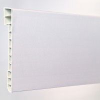 Tapa Rodapés PVC Alveolar Branco 2500x110x25mm Tapa Rodapés PVC Alveolar Branco 2500x110x25mm