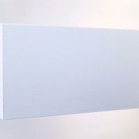 Rodapé PVC Expandido Branco 2500x100x14mm Rodapé PVC Expandido Branco 2500x100x14mm