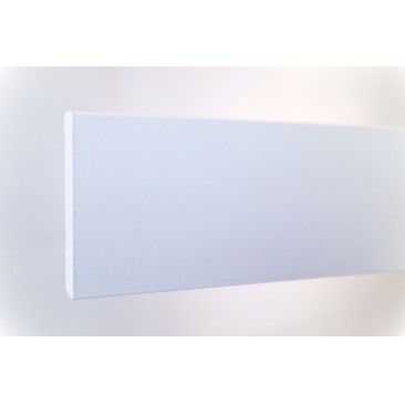 Rodap PVC Expandido Branco 2500x100x14mm
