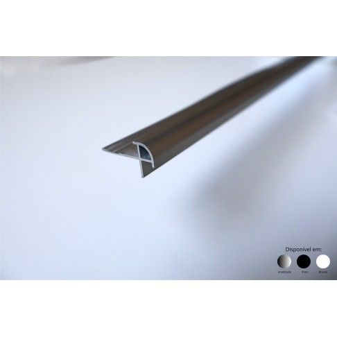 Perfil Alumnio Branco Remate Externo 280 cm