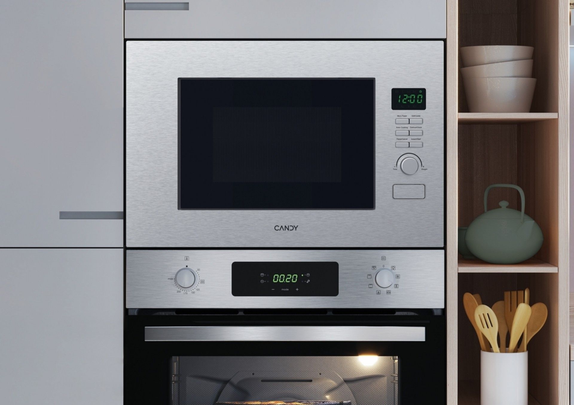 Micro-Ondas Encastre Inox Candy