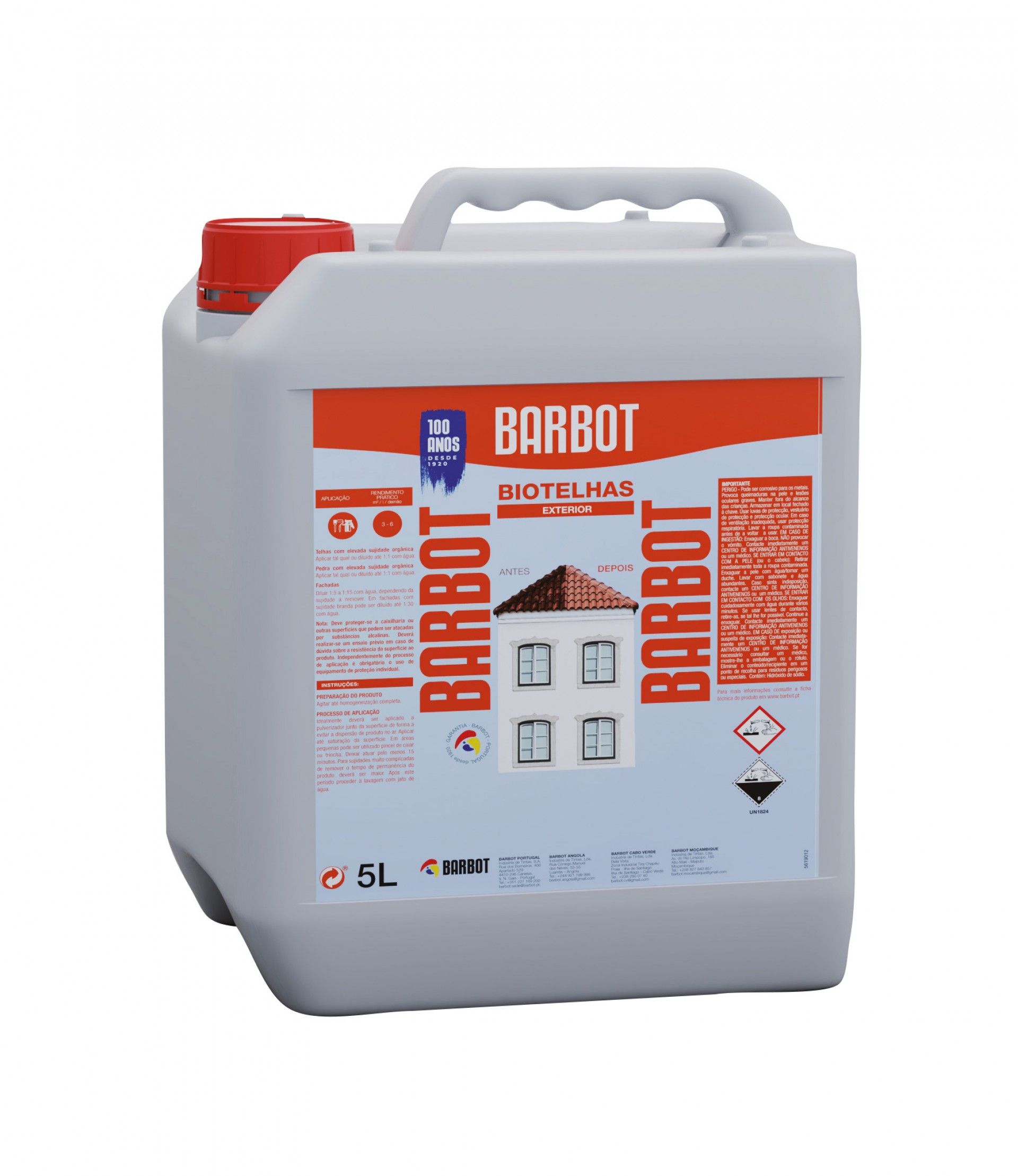 Removedor de Fungos & Algas Biotelhas 5L