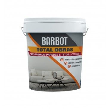 Tinta Total Obras Premium Interior Acetinado Branco 5L