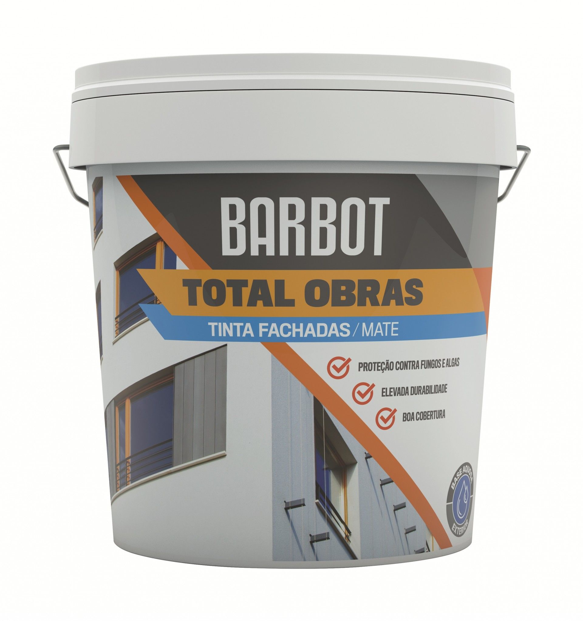 Tinta Total Obras Fachadas Mate Branco 15L