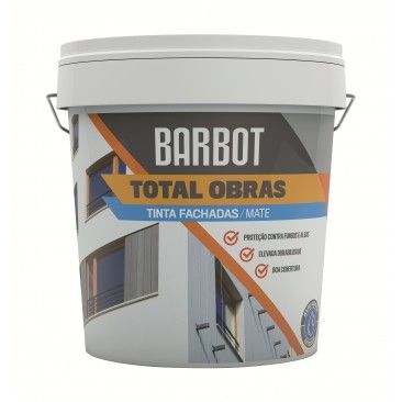 Tinta Total Obras Fachadas Mate Branco 15L