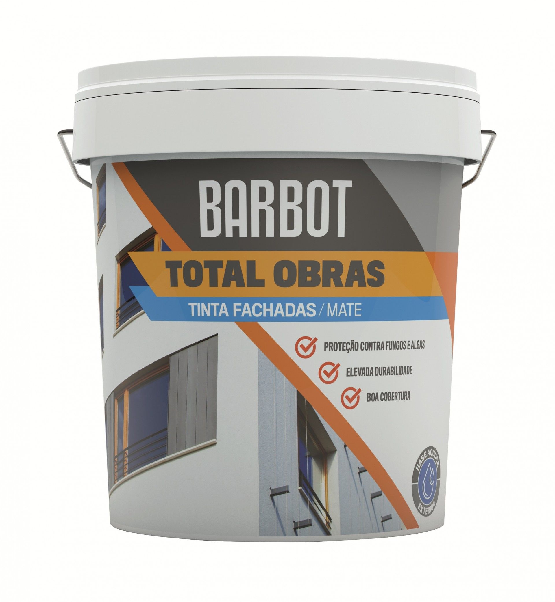 Tinta Total Obras Fachadas Mate Branco 5L