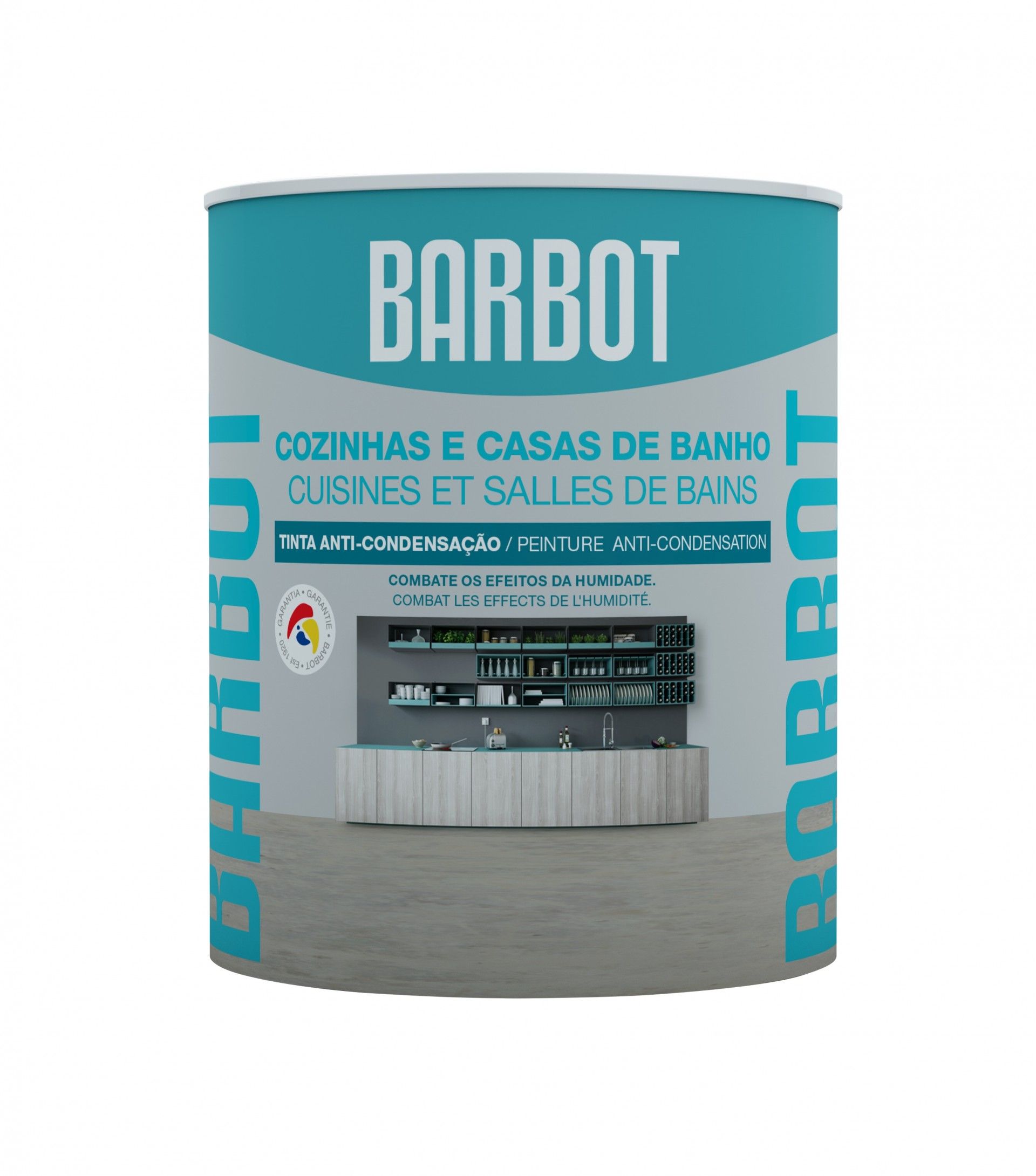 Tinta 100% Acrílica Wc & Cozinha Mate Branco 0.75L