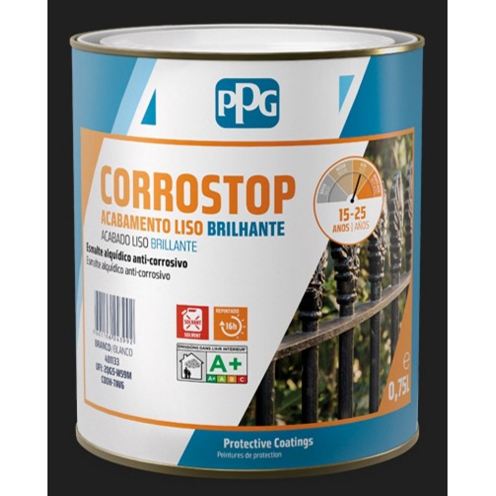 Esmalte Anti-corrosivo Corrostop Verde 6005 0,75L Esmalte Anti-corrosivo Corrostop Verde 6005 0,75L