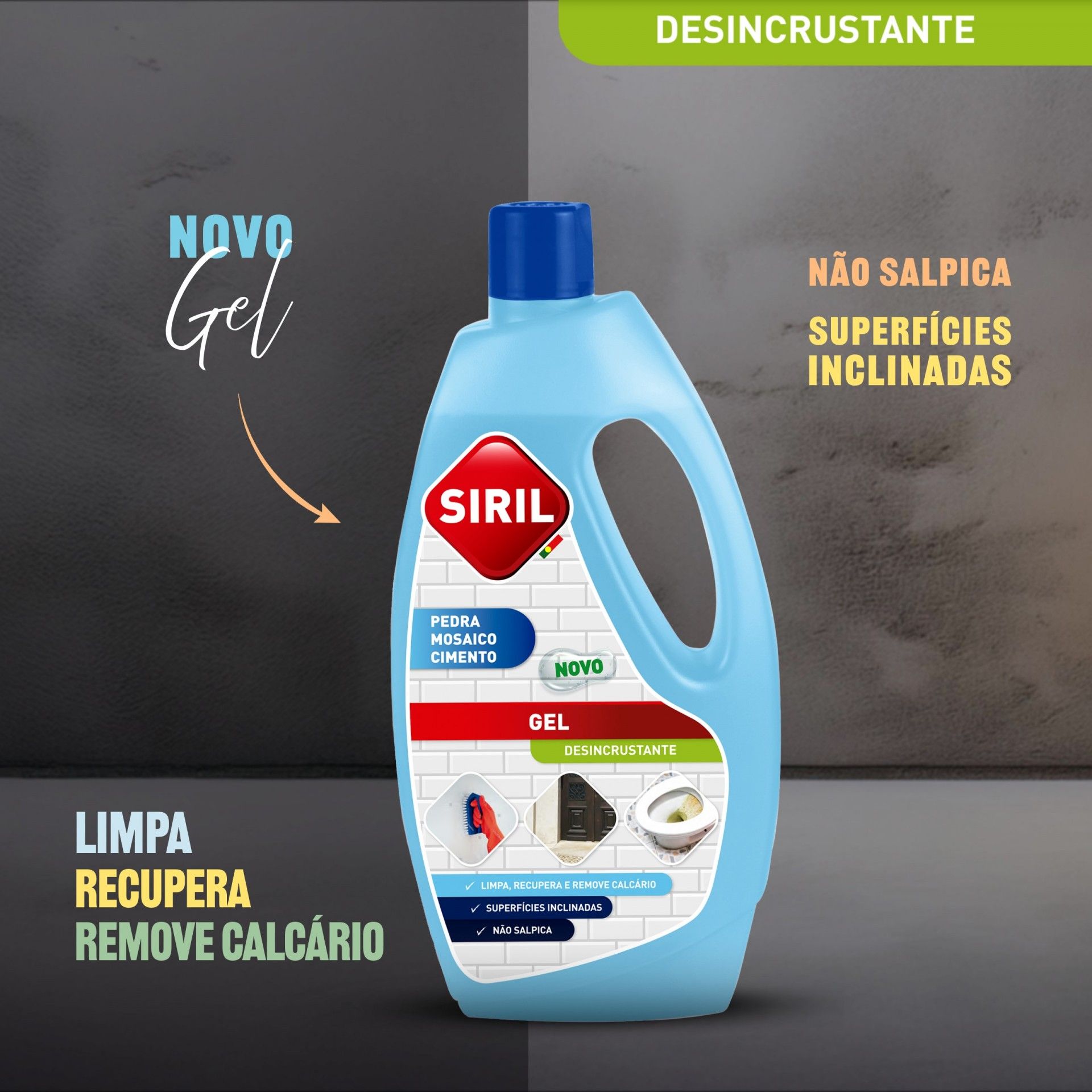 Desincrustante em Gel Siril 1L