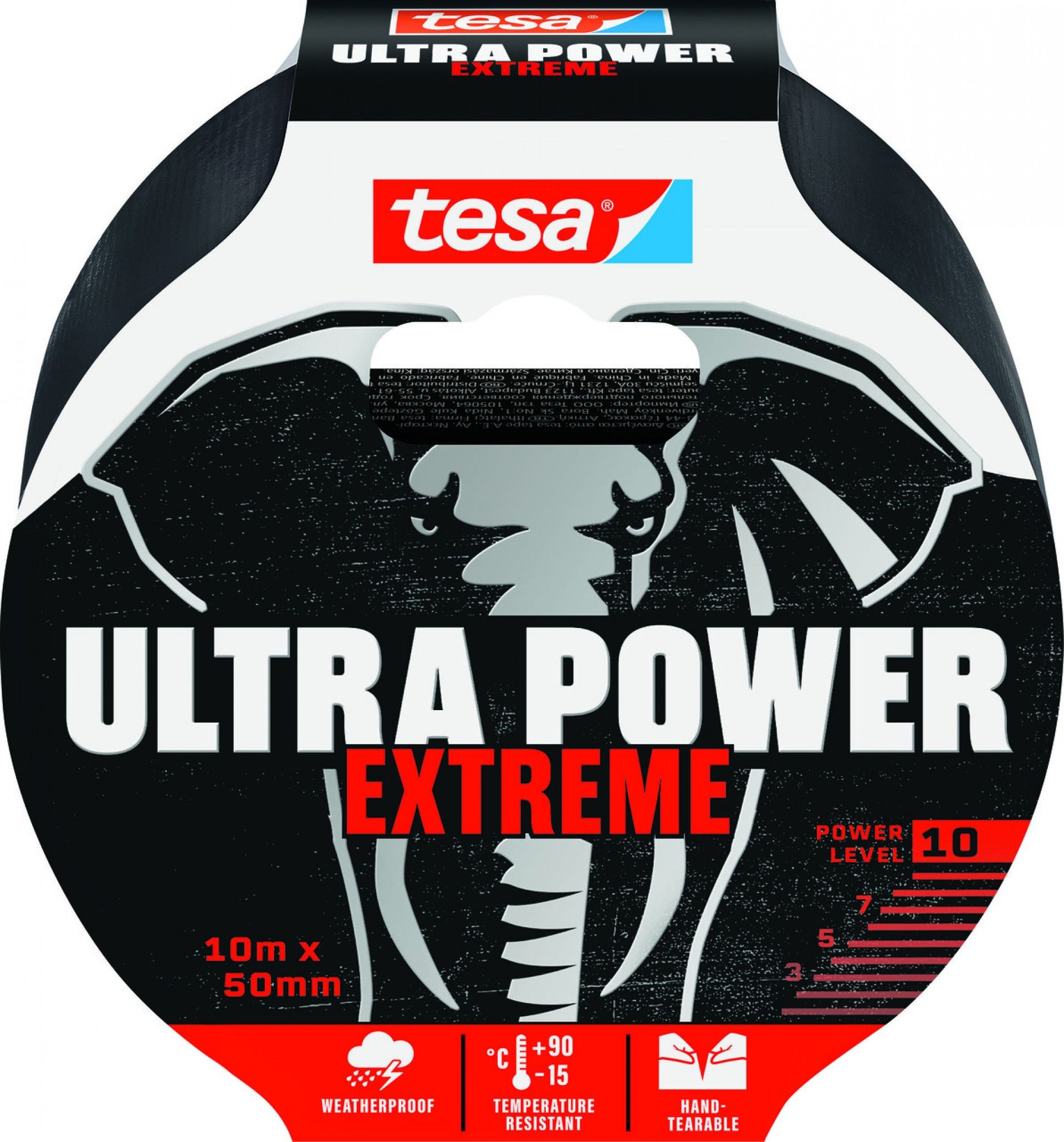 Fita reparação Ultra Power Extreme 50mm x 10m Preta