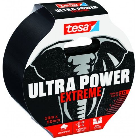 Fita reparação Ultra Power Extreme 50mm x 10m Preta Fita reparação Ultra Power Extreme 50mm x 10m Preta