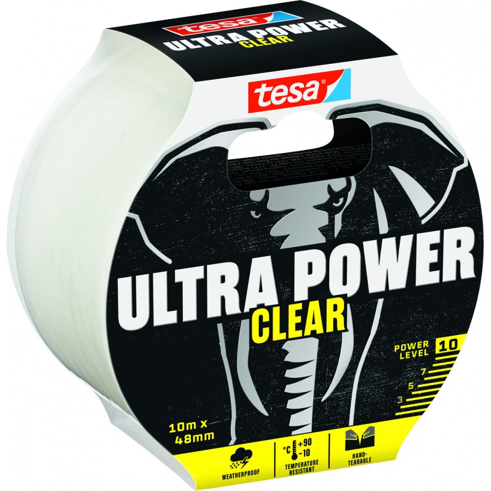 Fita reparação Ultra Power Clear 48mm x 10m Transparente Fita reparação Ultra Power Clear 48mm x 10m Transparente
