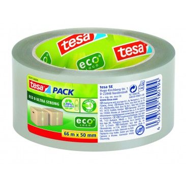 Fita Adesiva Embalagem Ecolgica 50mm x 66m Transparente