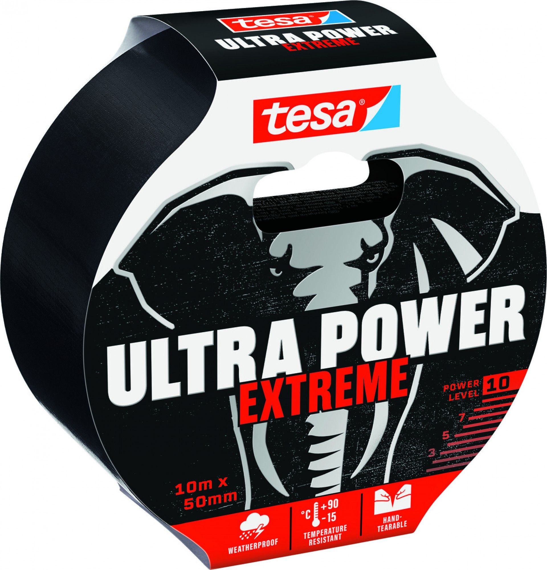 Fita reparação Ultra Power Extreme 50mm x 10m Preta