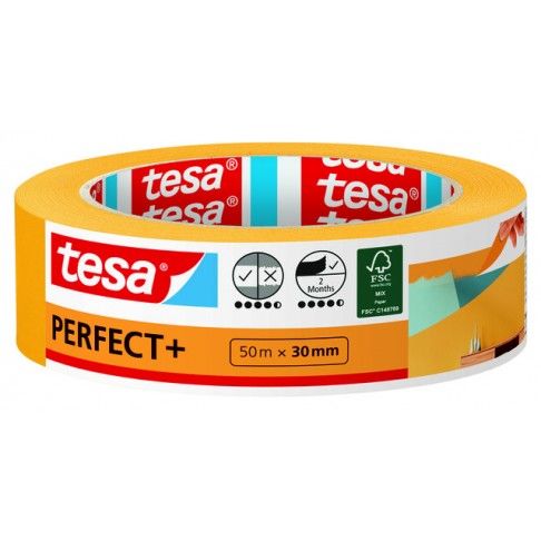 Fita de Pintura Lisa Perfect+ 50m x 30mm Fita de Pintura Lisa Perfect+ 50m x 30mm