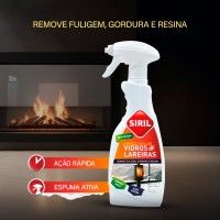 Limpa Vidros de lareiras e recuperador calor Siril 500ml Limpa Vidros de lareiras e recuperador calor Siril 500ml