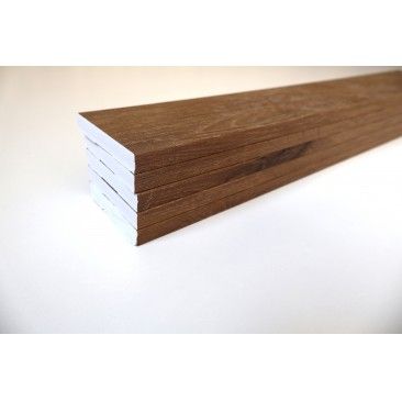 Pack 5 Rodaps PVC Expandido Cottage 2500x70x14mm