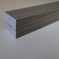 Pack 5 Rodapés PVC Expandido Carvalho Cinza 2500x70x14mm Pack 5 Rodapés PVC Expandido Carvalho Cinza 2500x70x14mm