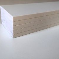 Pack 5 Rodaps PVC Expandido Branco 2500x100x14mm