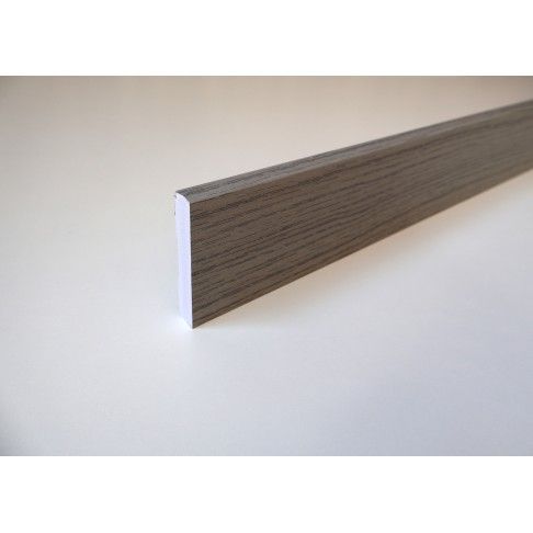 Rodapé PVC Expandido Carvalho Cinza 2500x70x14mm Rodapé PVC Expandido Carvalho Cinza 2500x70x14mm