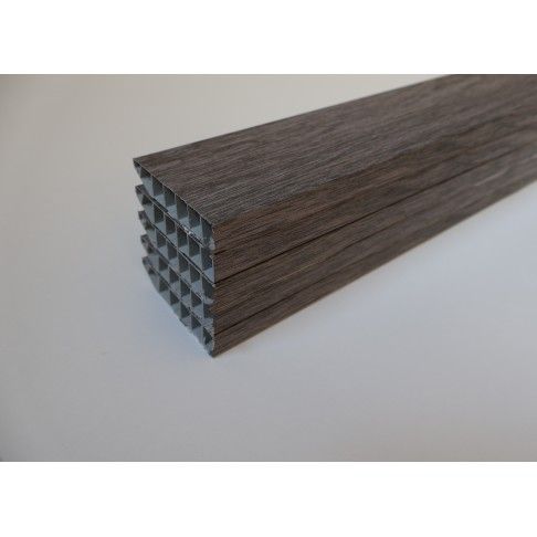 Pack 5 Rodapés PVC Alveolar Carvalho York 2500x70x15mm Pack 5 Rodapés PVC Alveolar Carvalho York 2500x70x15mm