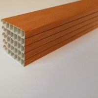 Pack 5 Rodaps PVC Alveolar Faia 2500x70x15mm