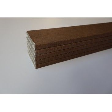 Pack 5 Rodaps PVC Alveolar Hystory 2500x70x15mm