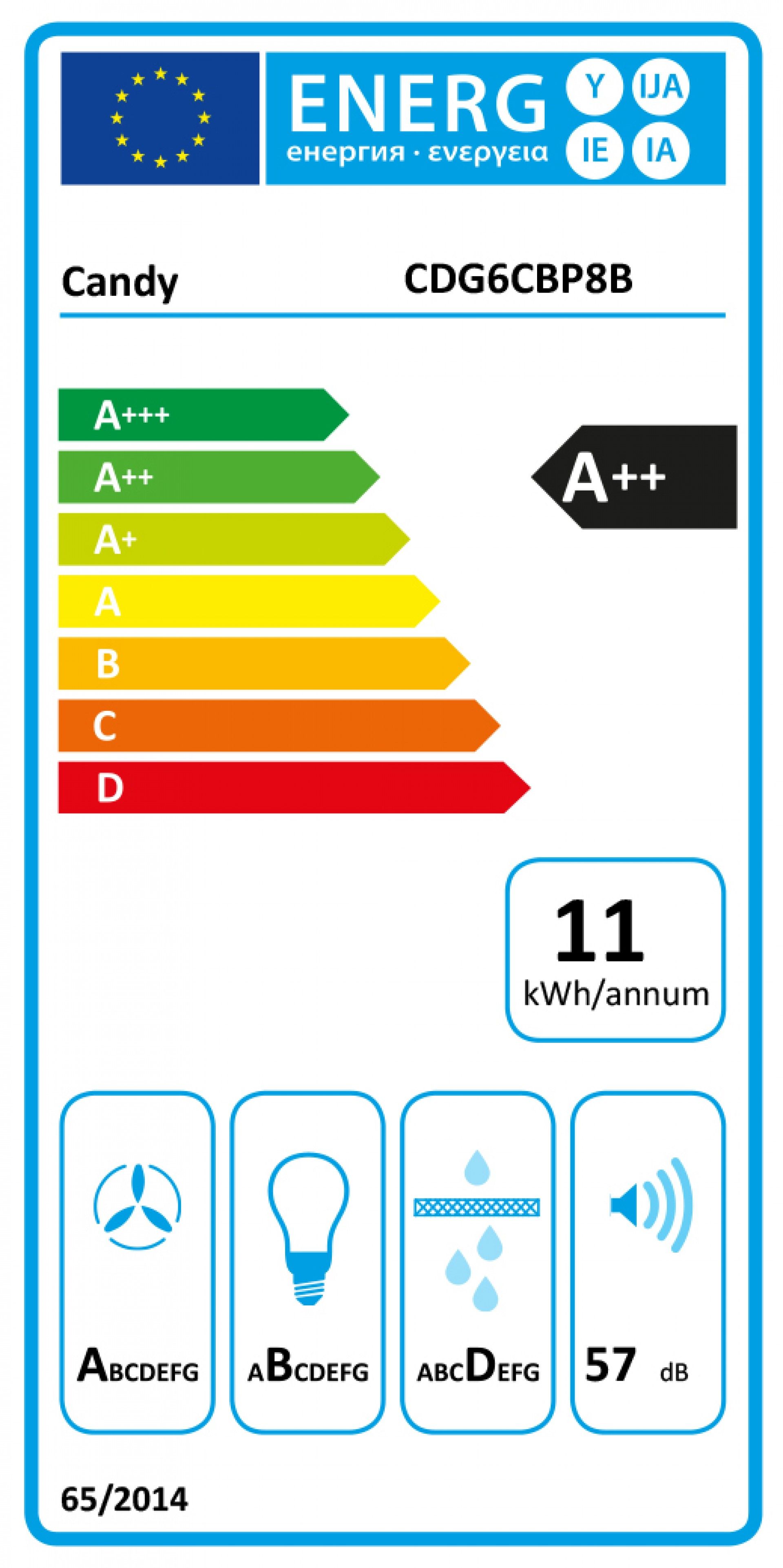Chaminé 60cm Preta Candy