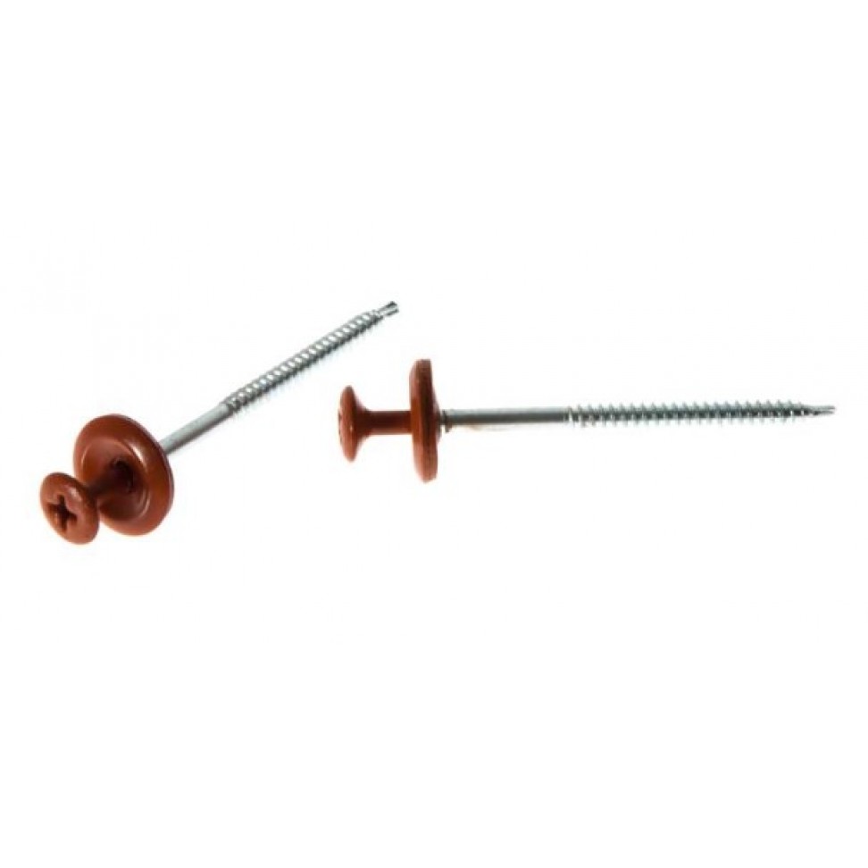 Parafuso Easyfix 3,9x60mm c/Anilha Vermelha 100unid.