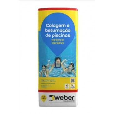 Cimento Cola Webercol Aquaplus (Piscina) Branco 25kg