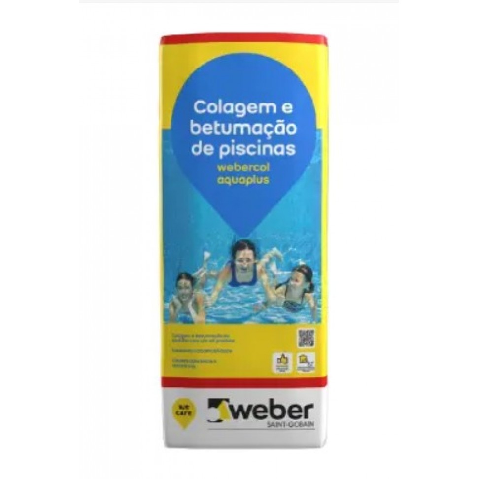 Cimento Cola Webercol Aquaplus (Piscina) Branco 25kg