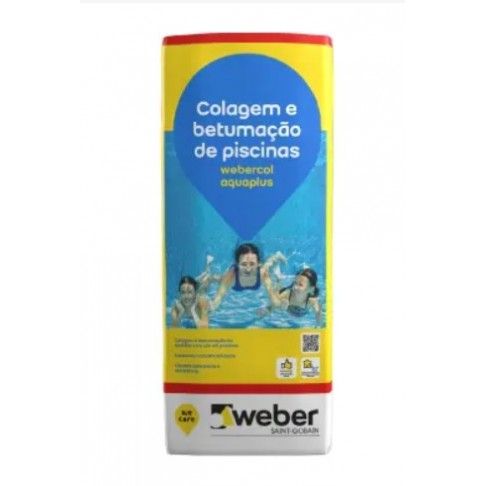 Cimento Cola Webercol Aquaplus (Piscina) Branco 25kg Cimento Cola Webercol Aquaplus (Piscina) Branco 25kg