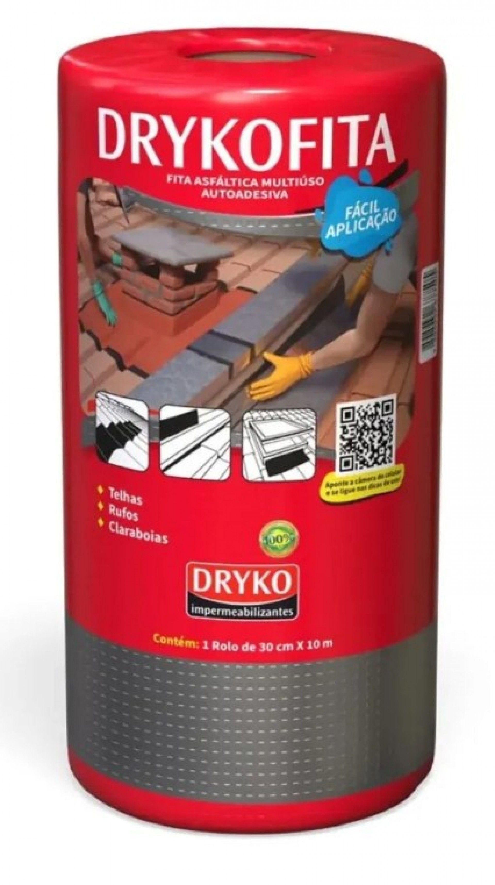 Adesivo Betuminoso 30cmx10m Aluminio