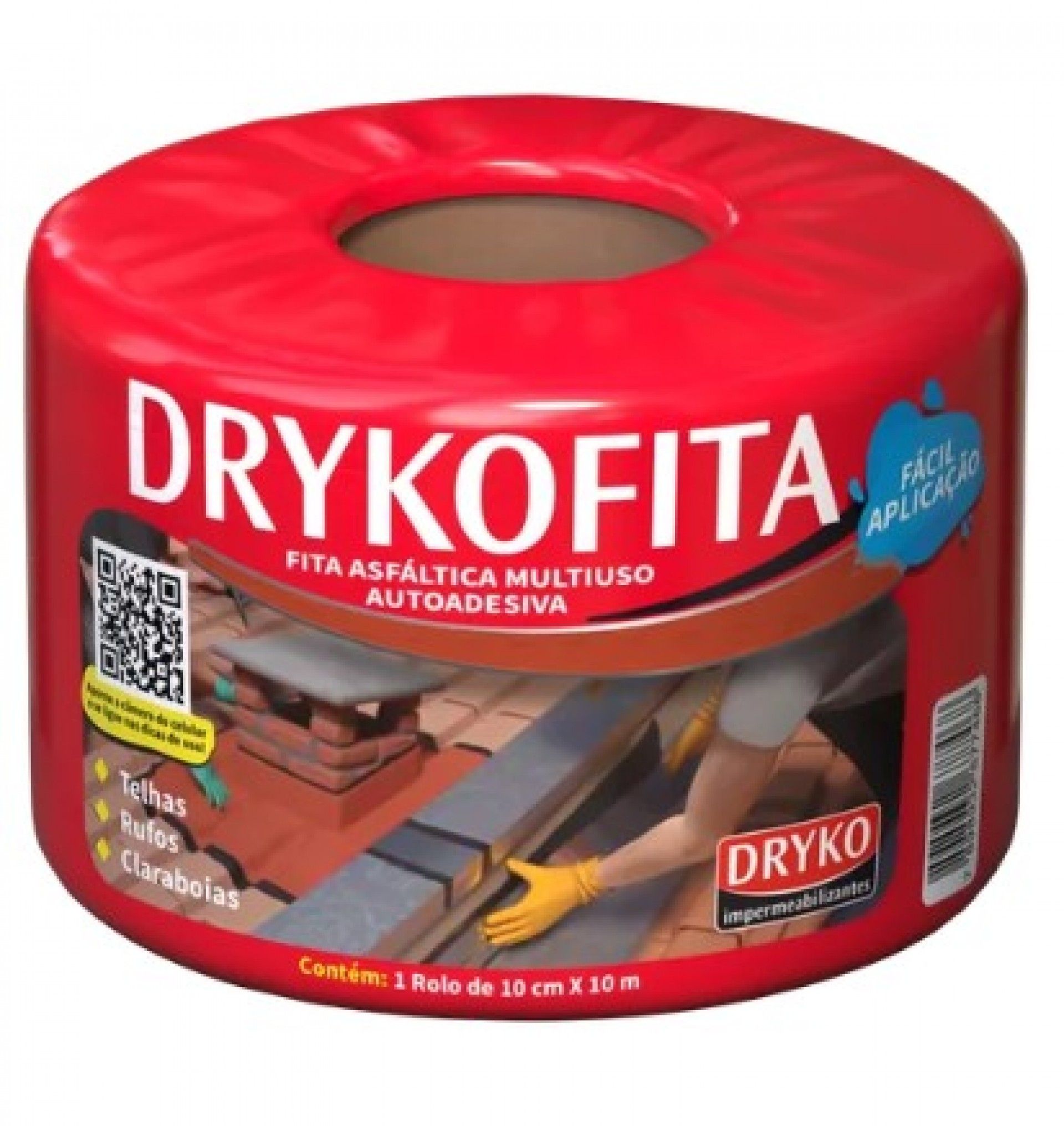 Adesivo Betuminoso 10cmx10m Terracota