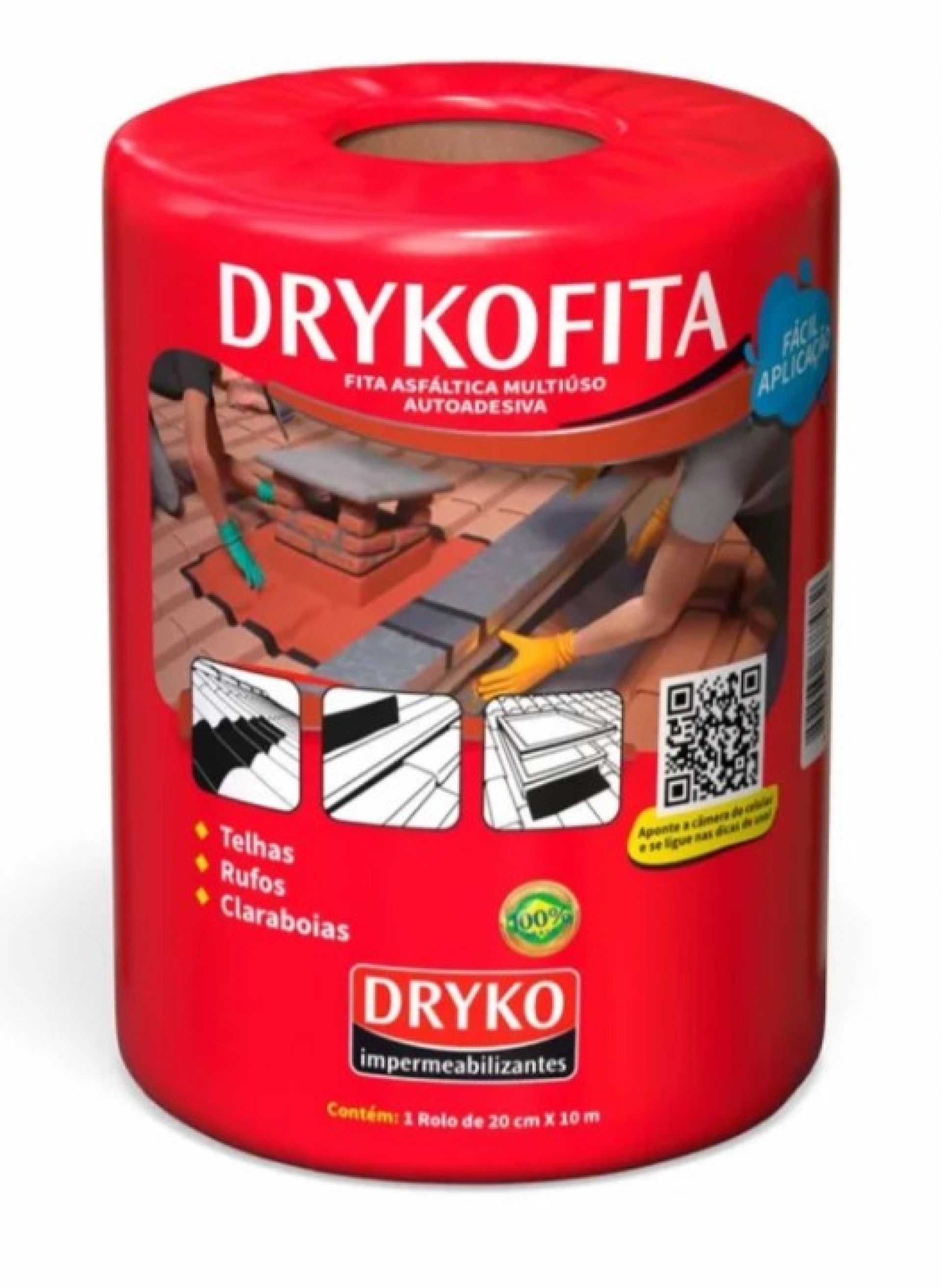 Adesivo Betuminoso 20cmx10m Terracota