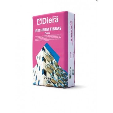 Argamassa ETICS Ipetherm Fibras Cinza 25kg