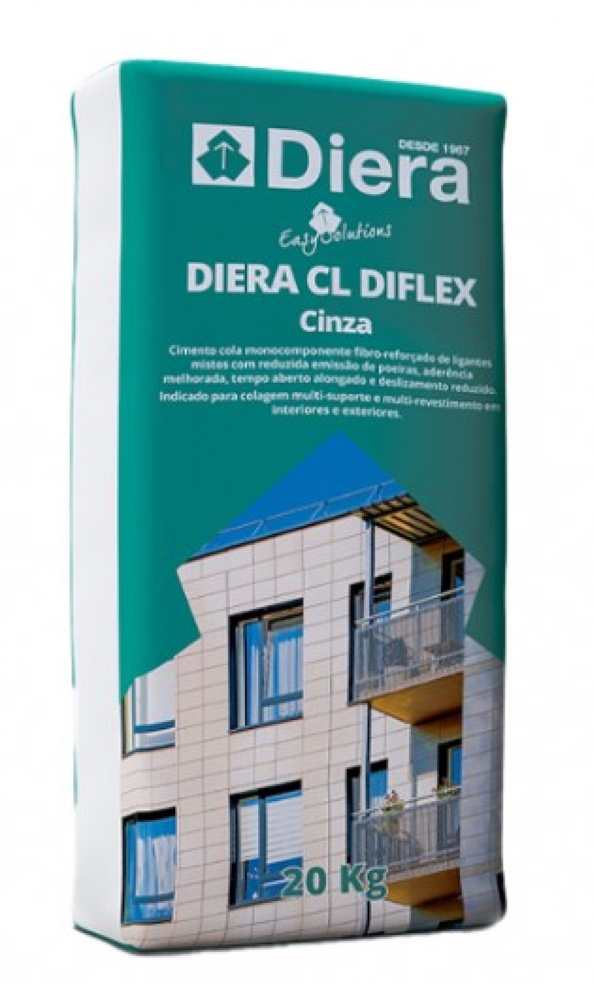 Cimento Cola Diera CL Diflex Cinza 20kg