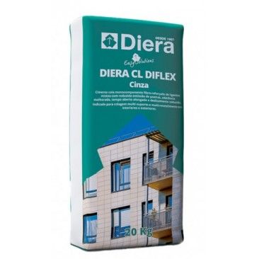 Cimento Cola Diera CL Diflex Cinza 20kg